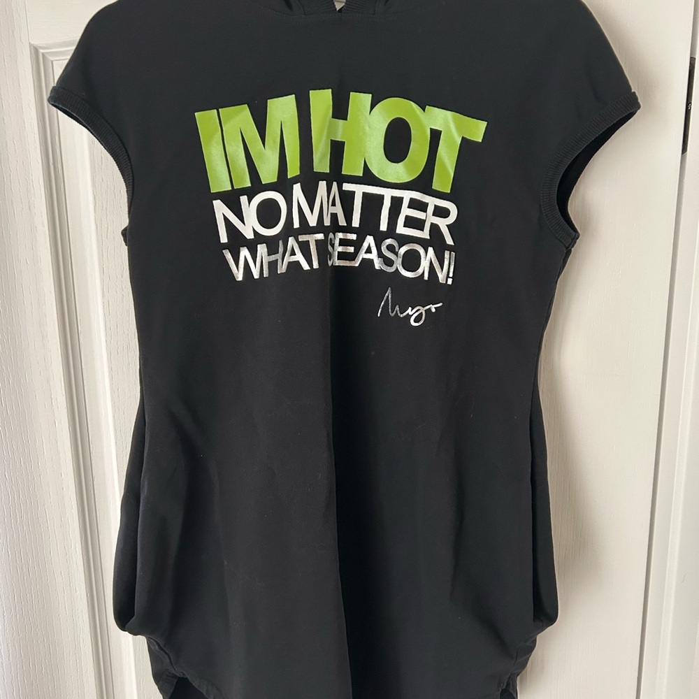 Black Graphic Women's Top